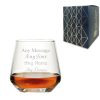 Engraved Whisky Glass, Allegra 340ml Tumbler, Gift Boxed