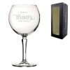 Engraved 30th Birthday Hudson Gin Glass, Years Young Sweeping Font