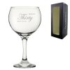 Engraved 30th Birthday Cubata Gin Glass, Years Young Curly Font