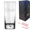 Engraved Hiball Tumbler with Slainte Script Design, Add a Personalised Message to the Reverse