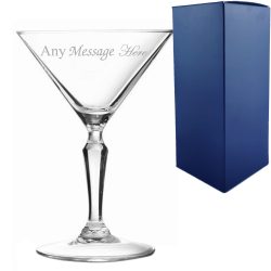Engraved Monti Martini Cocktail Glass, Personalise with Any Name or Message
