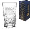 Personalised Engraved Vodka Keops Hiball with 'Name's Vodka Glass' Design