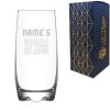 Personalised Engraved Vodka Adora Hiball with 'Name's Vodka Glass' Design