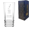 Personalised Engraved Vodka Elegan Hiball with 'Name's Vodka Glass and Mixer' Design