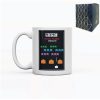 Printed Mug with Name Retro Space Arcade Game Design, Gift Boxed, Personalise with any name for any gamer