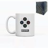 Printed Mug with X Console Controller Design, Gift Boxed, Personalise with any name for any gamer
