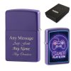 Engraved Gamer Official Zippo Windproof Lighter
