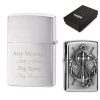 Engraved Anchor Emblem Official Zippo Windproof Lighter