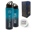 Official Printed Metal Scottland Bottle, Personalise Any Name, Gift Boxed