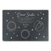 Engraved Slate Santa Board for Christmas Eve
