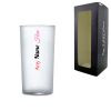 Plastic Frosted Cocktail Hiball Tumbler with Gift Box