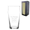 Engraved 570ml Classic Beer Glass with Gift Box