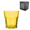 Engraved 305ml Yellow Coloured Water Glass with Gift Box
