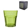 Engraved 305ml Green Coloured Water Glass with Gift Box