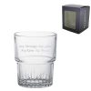 Engraved 160ml Crimped Stacking Tumbler with Gift Box