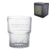 Engraved 200ml Crimped Stacking Tumbler with Gift Box