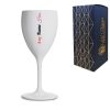 Plastic White Wine Glass with Gift Box