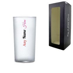 Plastic Frosted Cocktail Hiball Tumbler with Gift Box