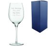 Engraved Aromatic Wine Glass