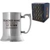 Engraved Teacher Metal Tankard with School's Out For Summer Design