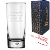 Engraved Hiball Tumbler with Secret Santa Serif Design, Add Message to Reverse