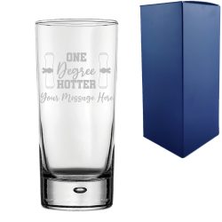 Personalised Engraved Graduation Hiball Tumbler with 'One Degree Hotter' Design, Personalise with Any Name or Message