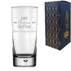 Personalised Engraved Graduation Hiball Tumbler with 'One Degree Hotter' Design, Personalise with Any Name or Message
