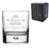 Personalised Engraved Graduation Whisky Tumbler with 'One Degree Hotter' Design, Personalise with Any Name or Message