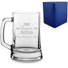 Personalised Engraved Graduation Beer Mug with 'One Degree Hotter' Design, Personalise with Any Name or Message