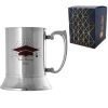 Personalised Engraved Graduation Steel Tankard with Grad Cap Burst Design, Personalise with Any Name or Message