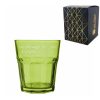 Engraved 305ml Green Coloured Water Glass with Gift Box