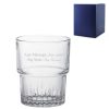 Engraved 200ml Crimped Stacking Tumbler with Gift Box