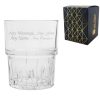 Engraved 200ml Crimped Stacking Tumbler with Gift Box