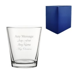 Engraved City Whisky Glass 12.25oz/362ml, Any Message