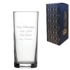 Engraved Minimalistic Hiball Glass 12oz/354ml, Any Message