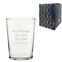 Engraved Tubo 18oz/532ml Glass, Any Message