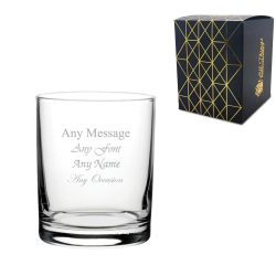 Engraved Istanbul Whiskey Tumbler 8.75oz/258ml, Any Message