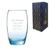 Engraved Salto Ice Blue Hiball, 11.8oz/350ml, Any Message
