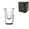 Engraved 1oz/29ml Boston Heavy Base Shot Glass, Any Message for Any Occasion