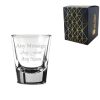 Engraved 1.5oz/44ml American Shot Glass, Any Message for Any Occasion