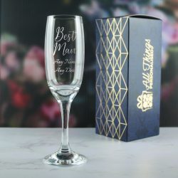 Engraved Wedding Champagne Wedding Guest, Any Text, 7.5oz, Handwritten Font