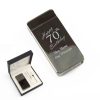 Engraved Electric Arc Lighter, Black, Happy 70th Birthday, Gift Boxed
