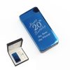 Engraved Electric Arc Lighter, Blue, Happy 20th Birthday, Gift Boxed