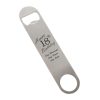 Engraved Large Steel Bar Blade Bottle Opener Happy 18th Birthday