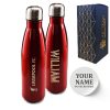 Official Printed Liverpool Thermal Bottle Painted, Personalise Any Name, Gift Boxed