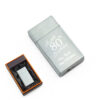 Engraved Jet Gas Lighter Silver Happy 80th Birthday Gift Boxed