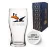 Official Toucan Guinness Pint Glass, Engraved with Any Message, Gift Boxed