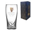 Official Gravity Guinness Pint Glass, Engraved with Any Message, Gift Boxed