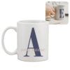 Personalised Mug with Initial and Name Design