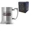 Engraved Teacher Metal Tankard with Top Class Teacher Design